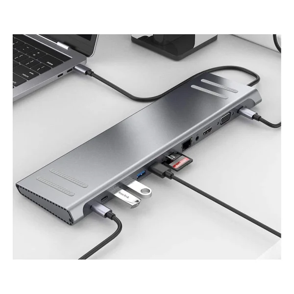 Coverzone 9199A 14 in 1 Laptop Docking Station - Görsel 10