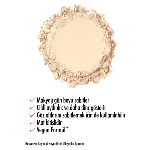 NYX Professional Makeup High Definition Finishing Morluk Nötrleyen 02 Banana 8 gr Sabitleyici Pudra - Görsel 2