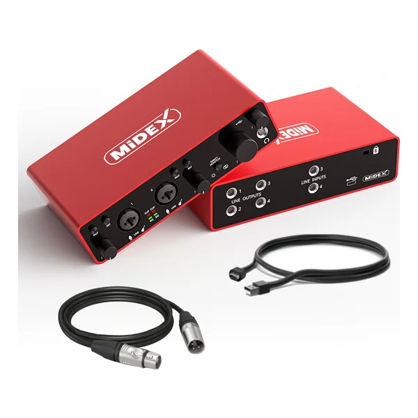 Midex GLX-900 USB Stüdyo Ses Kartı - Görsel 2