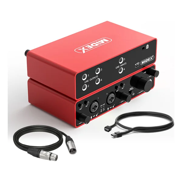 Midex GLX-900 USB Stüdyo Ses Kartı - Görsel 4