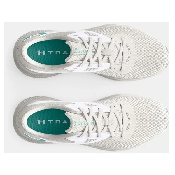 Under Armour Charged Aurora 2 3025060-103 Beyaz-Yeşil Kadın Spor Ayakkabı - Görsel 3