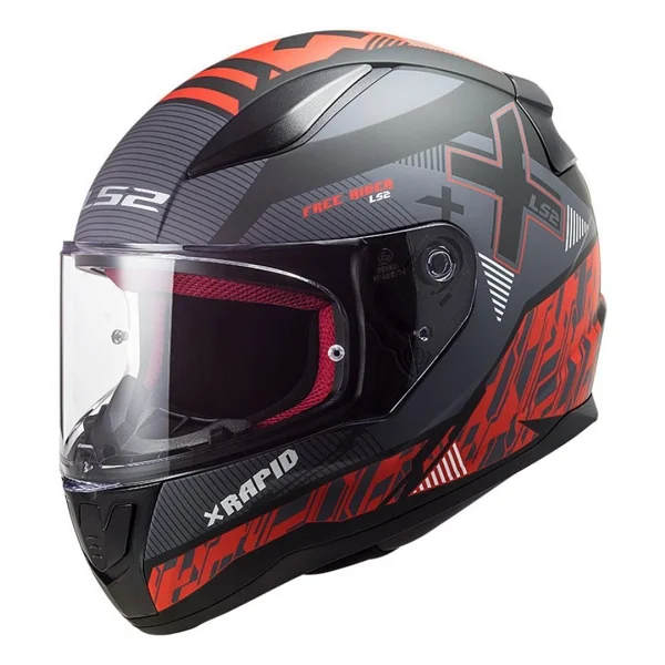 LS2 Rapid Xtreet Full Face Motor Kaskı - Görsel 2