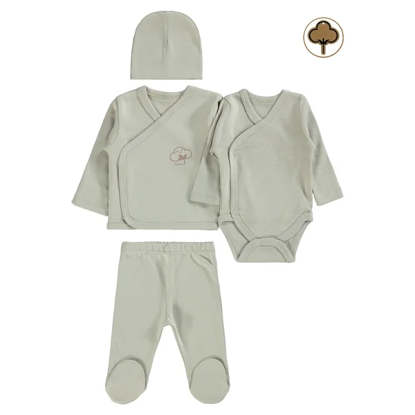 Civil Baby Organik Prematüre Zıbın Takımı Pembe - Görsel 6