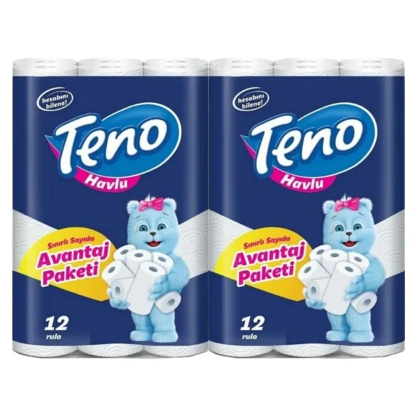 Teno 2 Adet Teno Kağıt Havlu 12'Li - Görsel 3