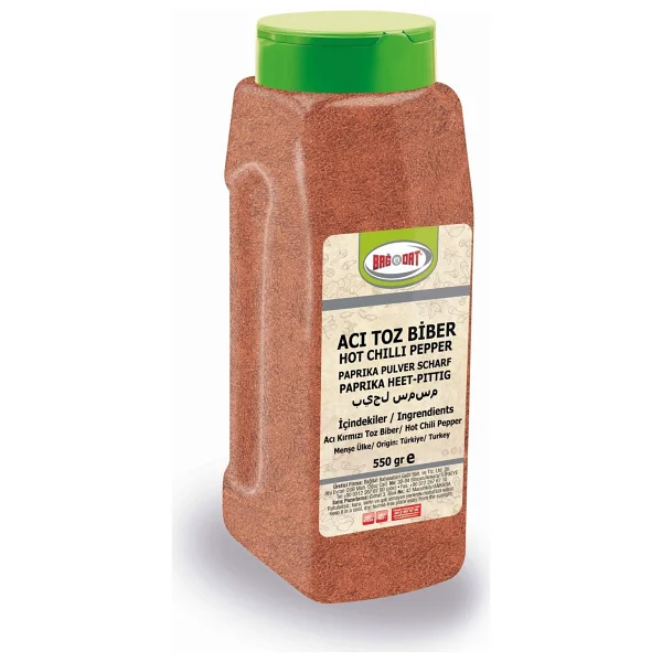 Bağdat Baharat Acı Toz Biber 550 gr - Görsel 2