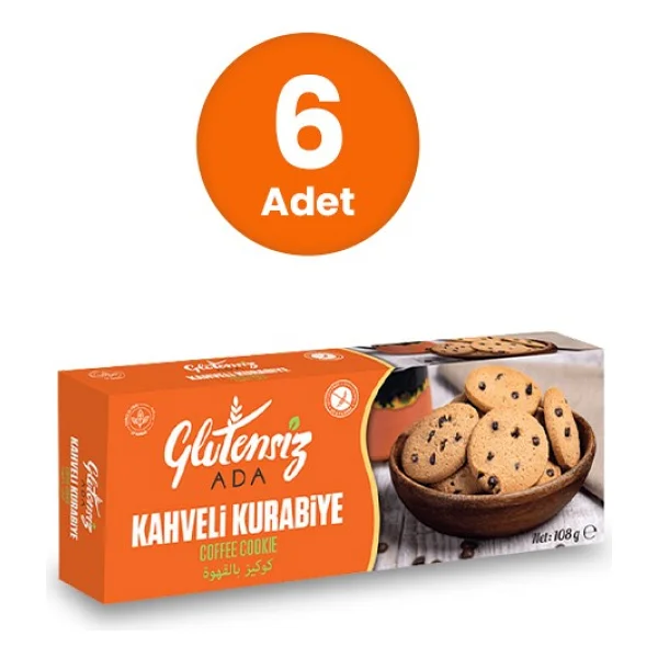 Glutensiz Ada Glutensiz Kahveli Kurabiye 108 GR (6 ADET) - Görsel 2