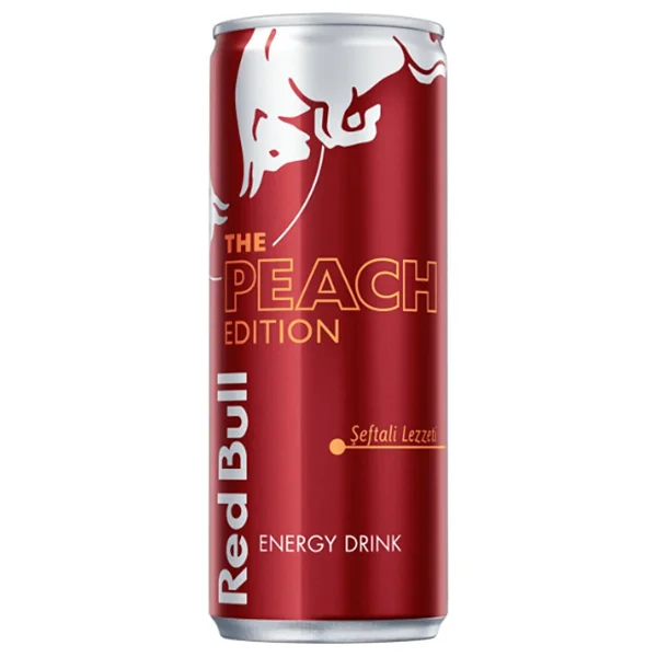 Red Bull The Peach Edition Enerji Içeceği 250 ml x 24 Adet - Metal Filtre - Görsel 2