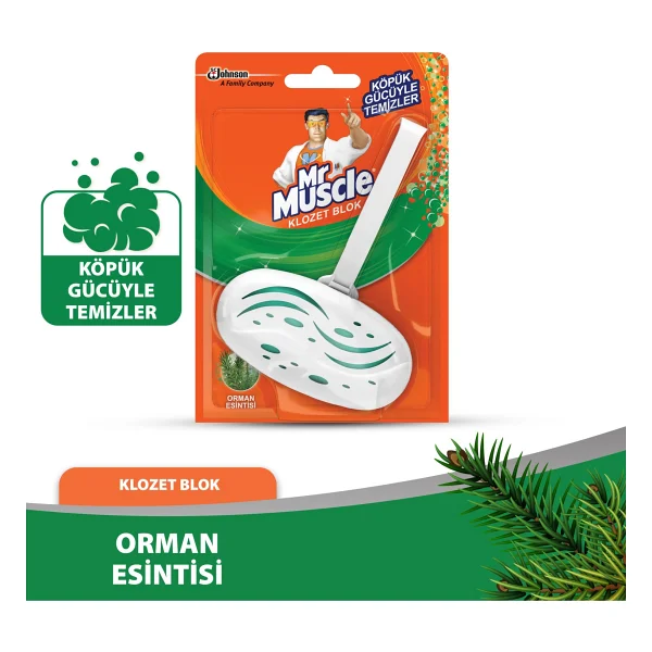Mr. Muscle Orman Esintisi 40 gr Klozet Blok Koku Giderici - Görsel 3