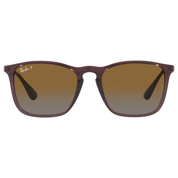 Ray-Ban Chris 4187 6593T5 Transparent Brown-Brown Polarize Güneş Gözlüğü - Görsel 3