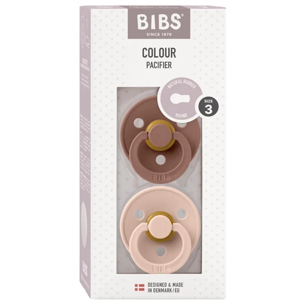 Bibs Colour Woodchuck-Blush 18 Ay+ İkili Kauçuk Emzik - Görsel 2