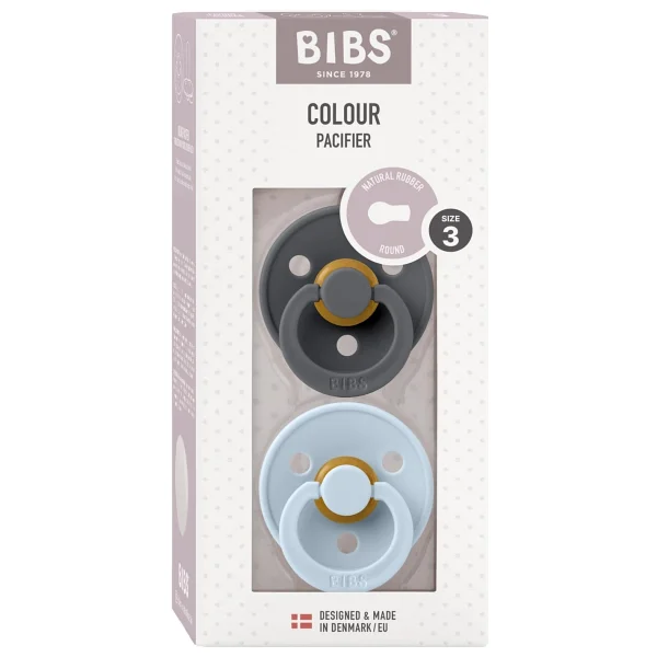 Bibs Colour Iron-Baby Blue 18 Ay+ İkili Kauçuk Emzik - Görsel 2
