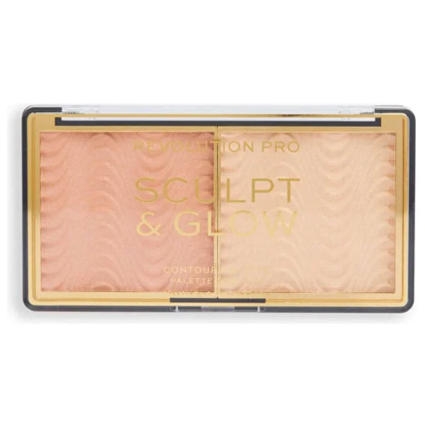Revolution Pro Sculpt & Glow Light Medium Highlighter Paleti - Görsel 4