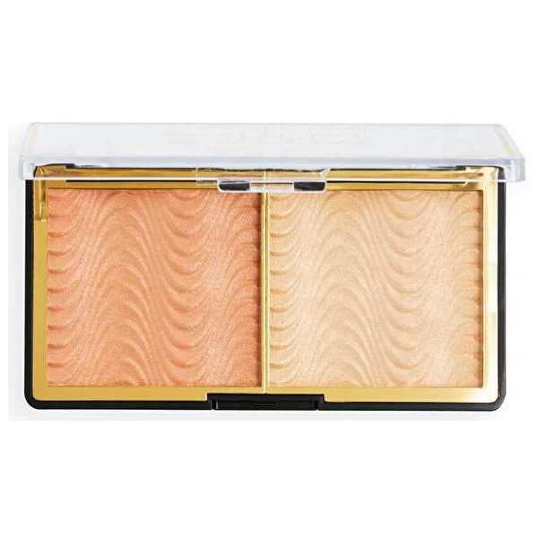 Revolution Pro Sculpt & Glow Light Medium Highlighter Paleti - Görsel 3
