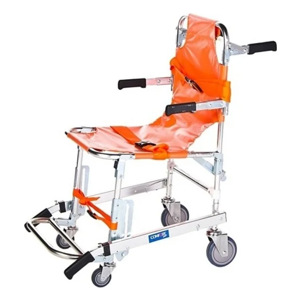 Medikalcim Comfort Plus Merdiven Sedyesi (Hasta Transfer Sandalyesi) - Siyah - 100 cm - Görsel 4