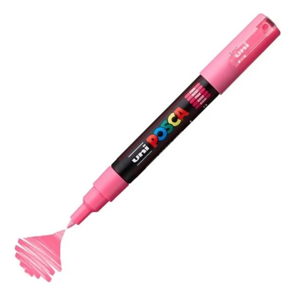 Uni-Ball Posca PC-1M 0.7 mm Pembe Marker Kalem - Görsel 4