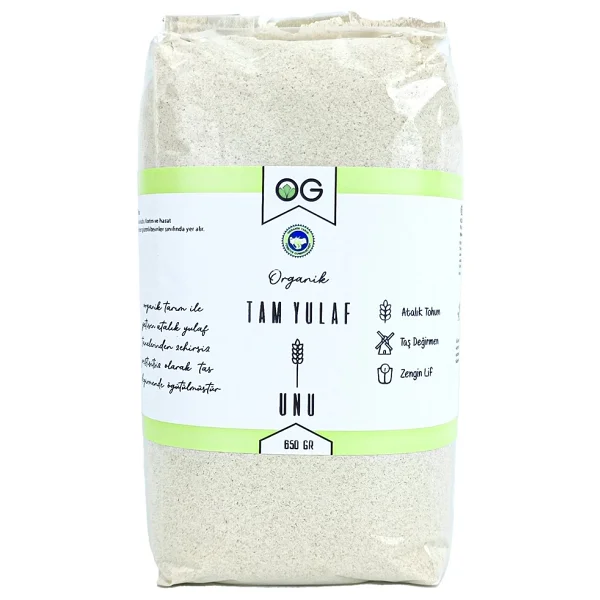 OG Natural 650 gr Organik Tam Yulaf Unu - Görsel 4