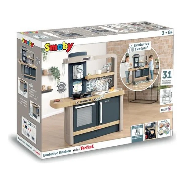 Smoby Tefal Evolution Oyuncak Mutfak Seti 312308 - Görsel 8