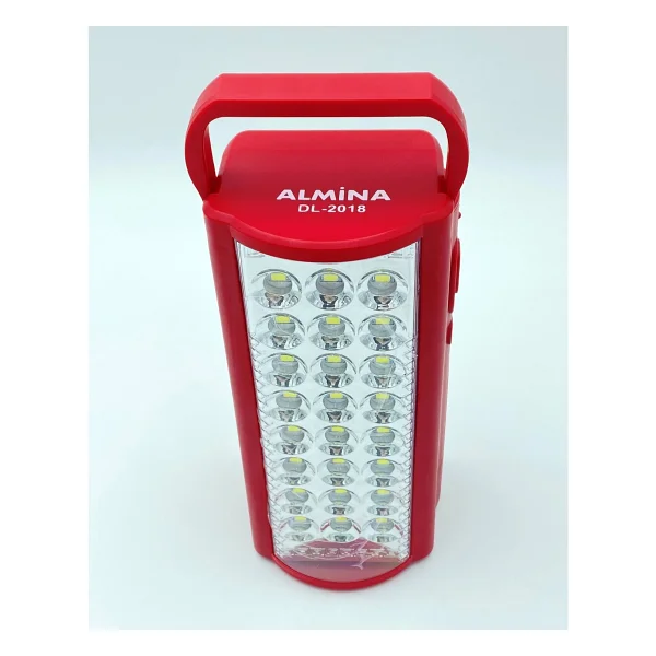 ALMİNA 24 Büyük Ledli Kırmızı 80 Saat Yanan Led Işıldak - Görsel 6