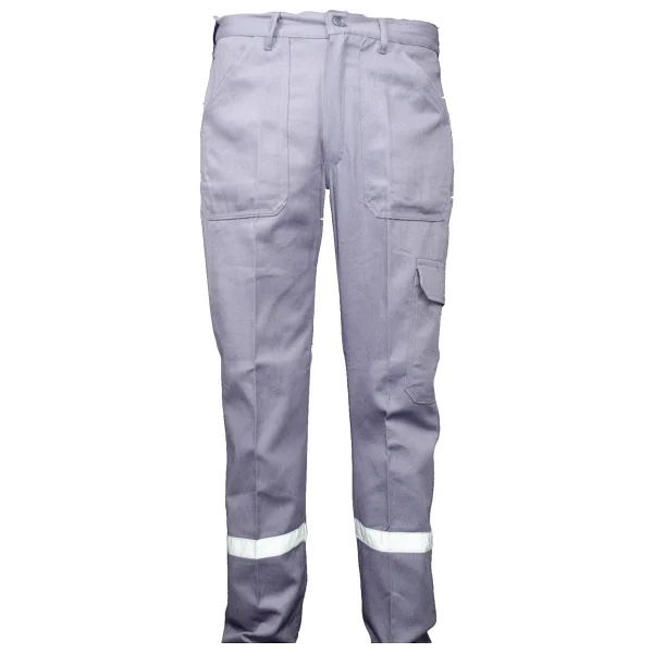 Eser - 16-12 Gabardin Komando Cepli Iş Pantolonu Reflektörlü - Yazlık - Gri - XXL - Görsel 3