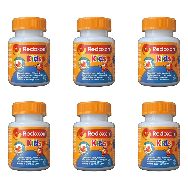 Redoxon Kids Çiğnenebilir 60 Tablet 6'lı Paket - Görsel 2