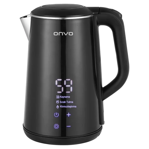 Onvo OVKTL01 1500 W Dijital Çelik Kettle - Görsel 3