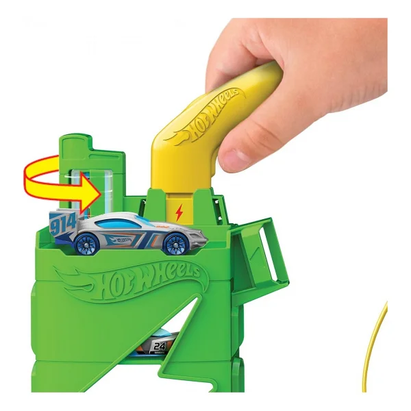 Hot Wheels Elektrikli Araç Şarj İstasyonu Oyun Seti HTN79 - Görsel 7