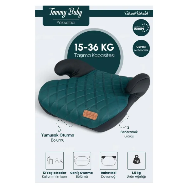 Tommybaby 15-36 kg Oto Koltuğu Yükseltici - Görsel 2