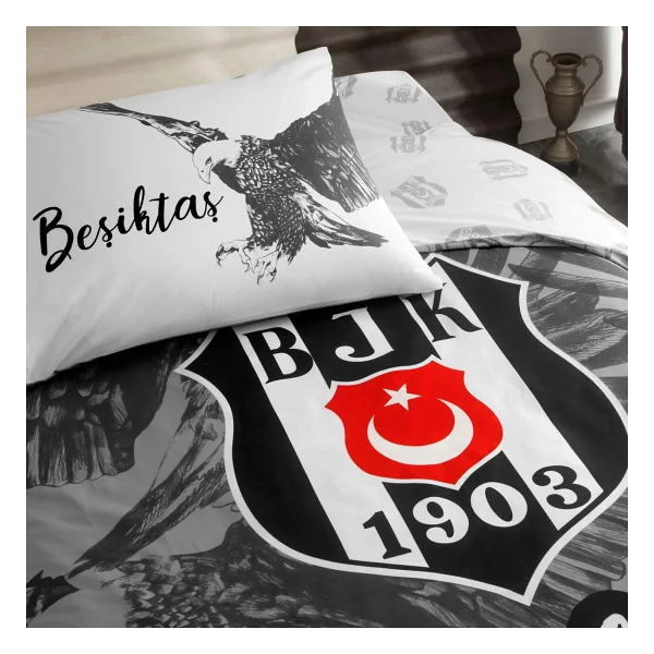 Taç Beşiktaş Kartal Lisanslı Tek Kişilik Nevresim Takımı - Görsel 5