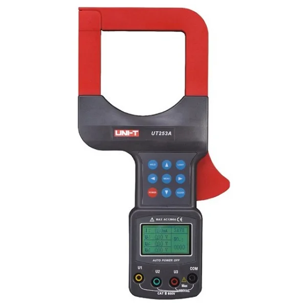 Uni-t UT-253A Geniş Ağızlı Kaçak Akım Ölçer Pens Ampermetre - Görsel 5