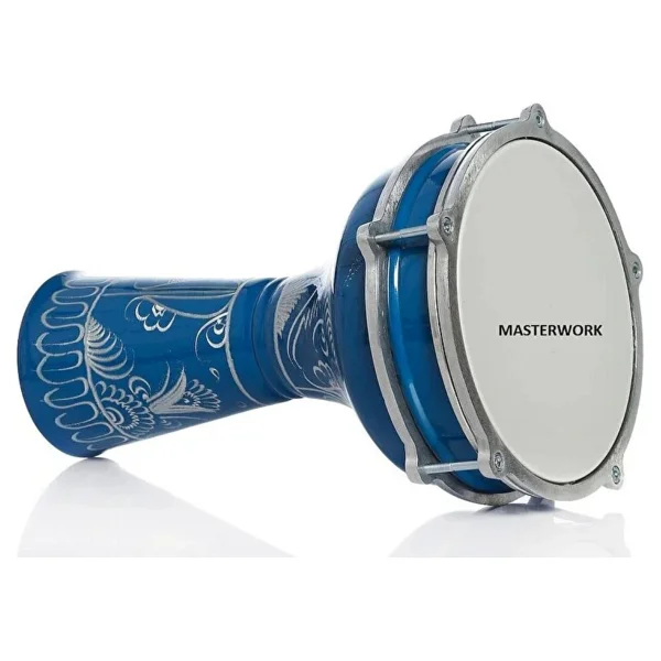 Masterwork 5 No Erzincan İşlemeli Mavi Darbuka - Görsel 2