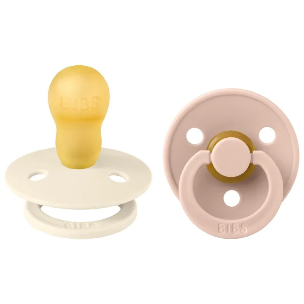 Bibs Colour Ivory-Blush 18 Ay+ İkili Kauçuk Emzik - Görsel 4
