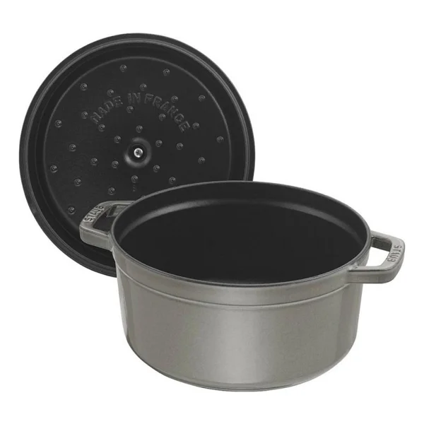 Staub La Cocotte Yuvarlak Grafit Gri 26 cm Döküm Tencere - Görsel 2