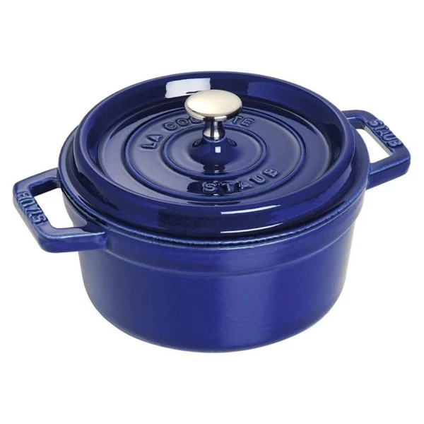 Staub La Cocotte Yuvarlak Koyu Mavi 20 cm Döküm Tencere - Görsel 6