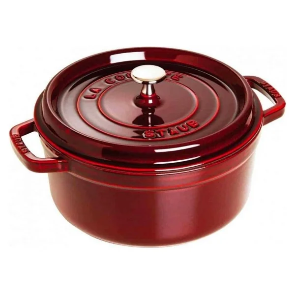 Staub La Cocotte Yuvarlak Bordo 26 cm Döküm Tencere - Görsel 2