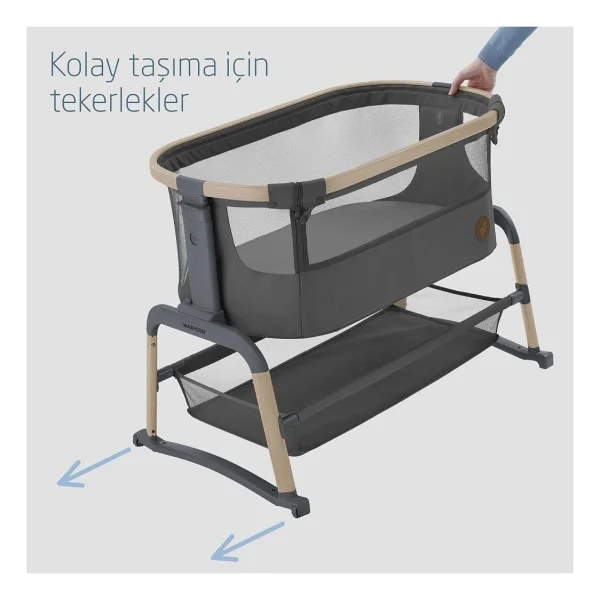 Maxi-Cosi Iora Air Beyond Graphite Anne Yanı Beşik - Görsel 8