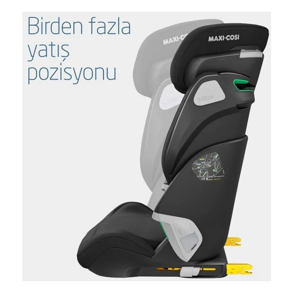 Maxi-Cosi Kore Pro I-Size 15-36 kg Oto Koltuğu Authentic Black - Görsel 4