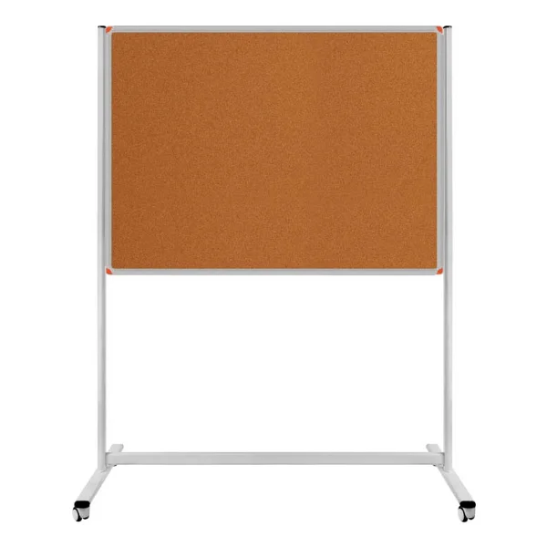 Panda 90X180 cm Sabit Tek Taraflı- Tekerlekli Ayaklı Mantar PANO-PAN172 - Görsel 2