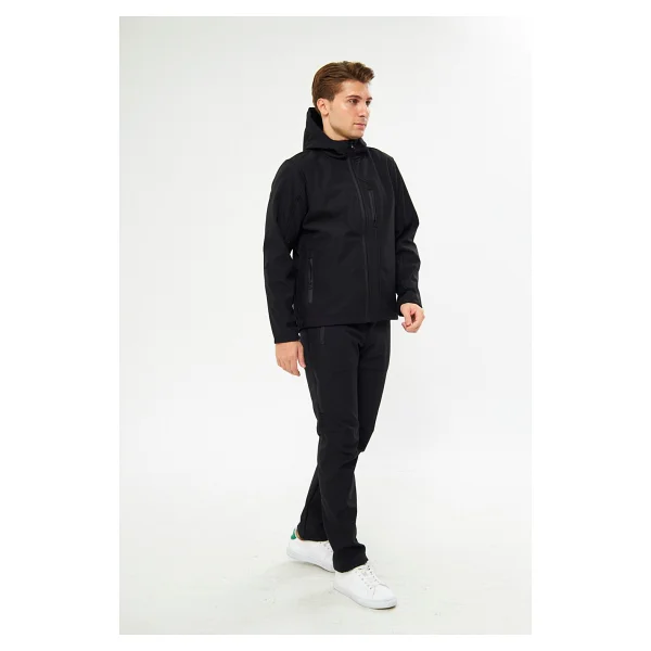 Orange Safety Softshell Mont Ceket ve Pantolon Takım - Siyah - 2XL - Görsel 5