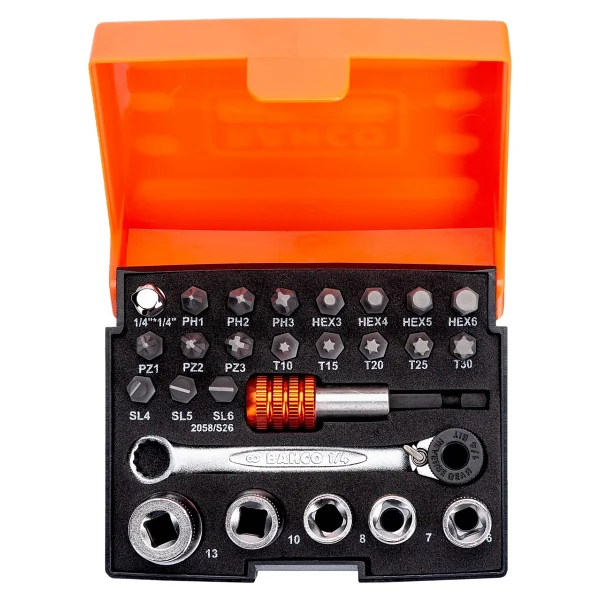 Bahco 2058/s26 Mini Lokma Ve Bits Uc Takımı 26 Parça - Görsel 2