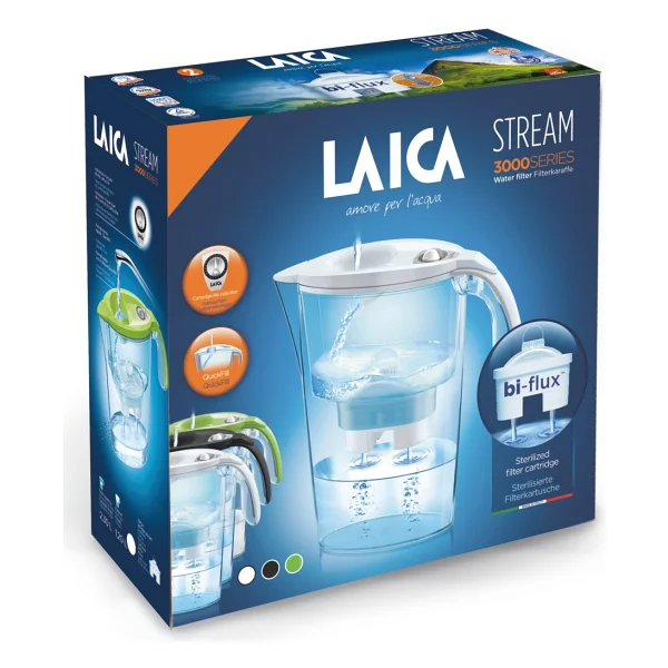 LAICA Stream 2.30lt Akıllı Filtreli Su Arıtmalı Sürahi Beyaz Renkli Sağlıklı Su İçin Pratik Çözüm - Görsel 7