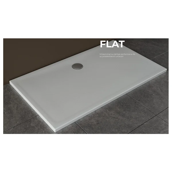 Isvea Flat Seramik Duş Teknesi - Flat 120 x 90 cm - Görsel 3