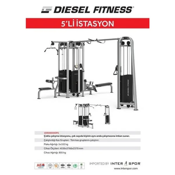 Diesel Fitness Diesel 9059 Çalışma İstasyonu - Görsel 2