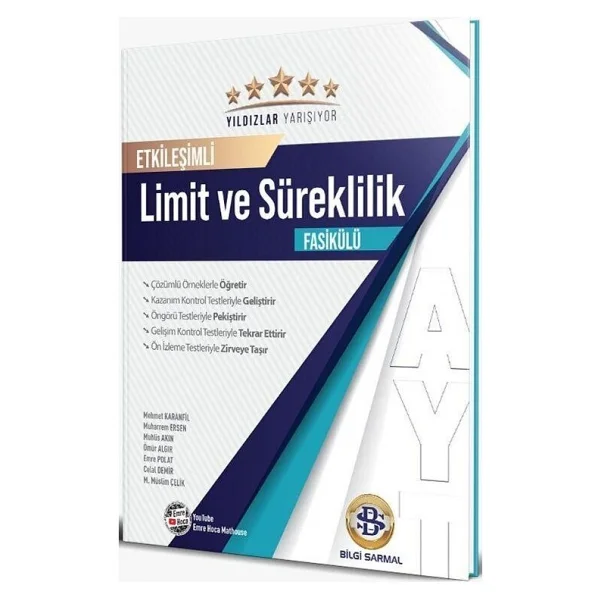 Bilgi Sarmal Yayınları AYT Limit ve Süreklilik Yıldızlar Yarışıyor Etkileşimli Fasikülü - Görsel 3
