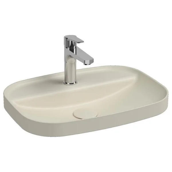 İsvea Infinity Inset 55 cm Fildişi Delikli Lavabo - Görsel 3