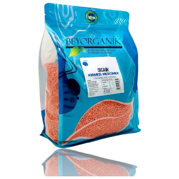 BEYORGANİK Organik Kırmızı Mercimek 2,5kg (PESTİSİT VE AFLATOKSİN ANALİZLİ) - Görsel 2