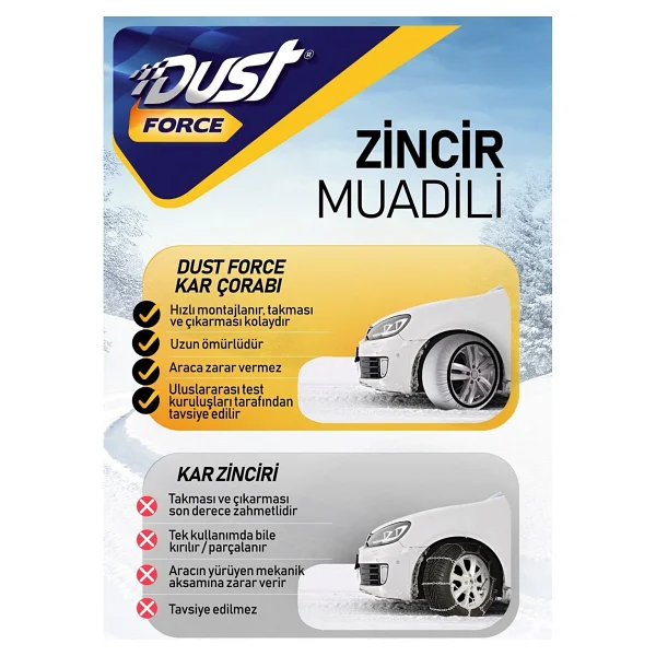 Dust Force Kar Çorabı - Görsel 3