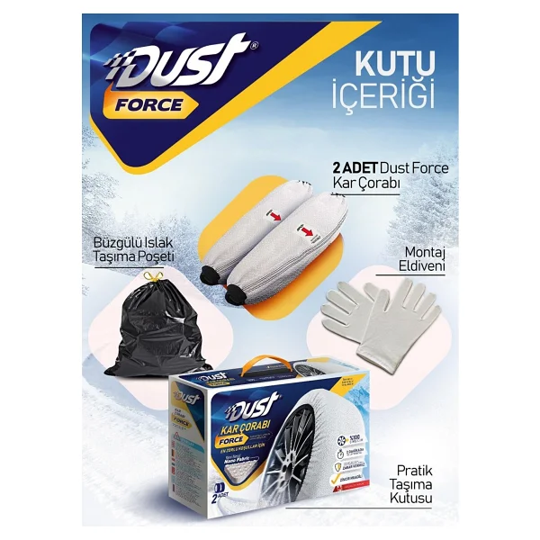 Dust Force Kar Çorabı - Görsel 4