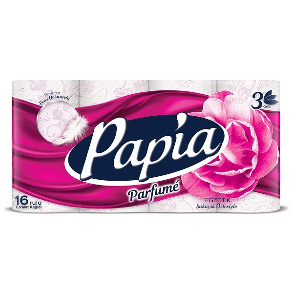 Papia Egzotik Parfümlü 16'lı Tuvalet Kağıdı - Görsel 6
