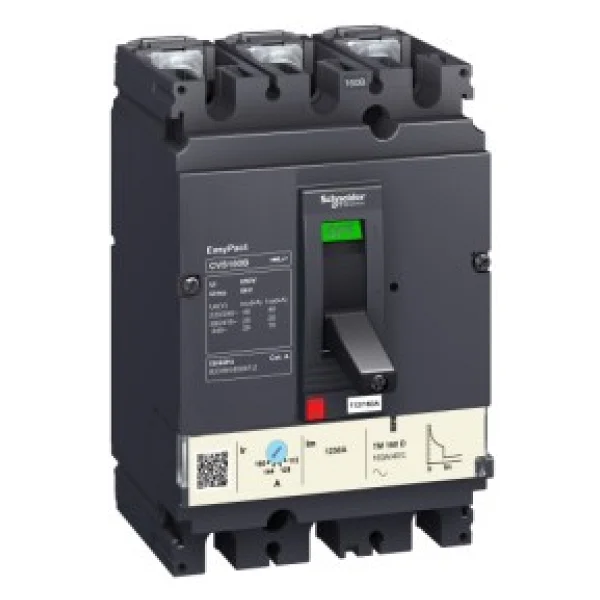 Schneider 3x160A 25kA CVS160B 112-160 Termik Ayarlı AC Kompakt Şalter LV516303 - Görsel 2