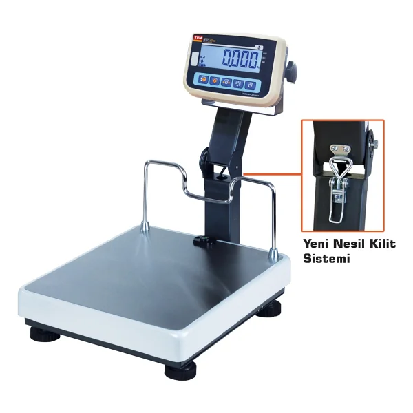 Tem 150 kg 35 x 40 cm LCD Ekran Kırılır Baskül - Görsel 3